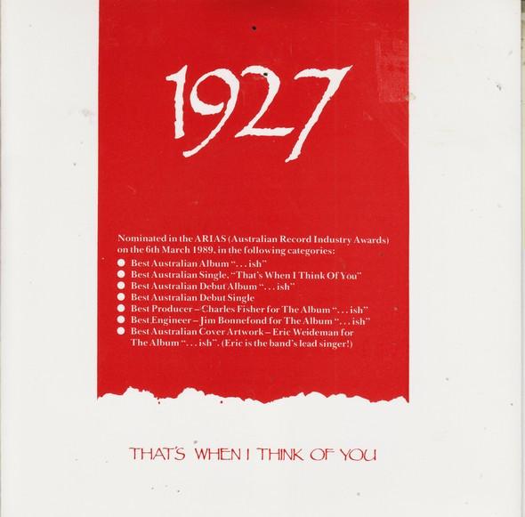 1927 - That's When I Think Of You