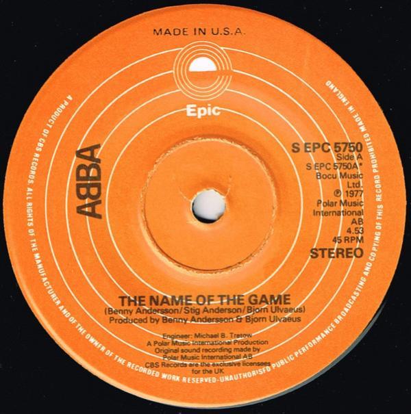 ABBA - The Name Of The Game
