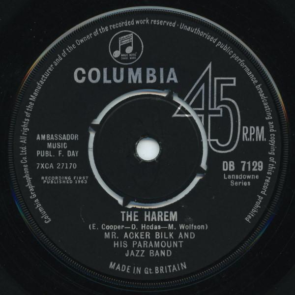 Acker Bilk And His Paramount Jazz Band - The Harem