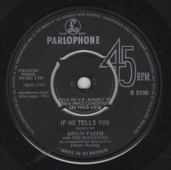 Adam Faith, The Roulettes - If He Tells You