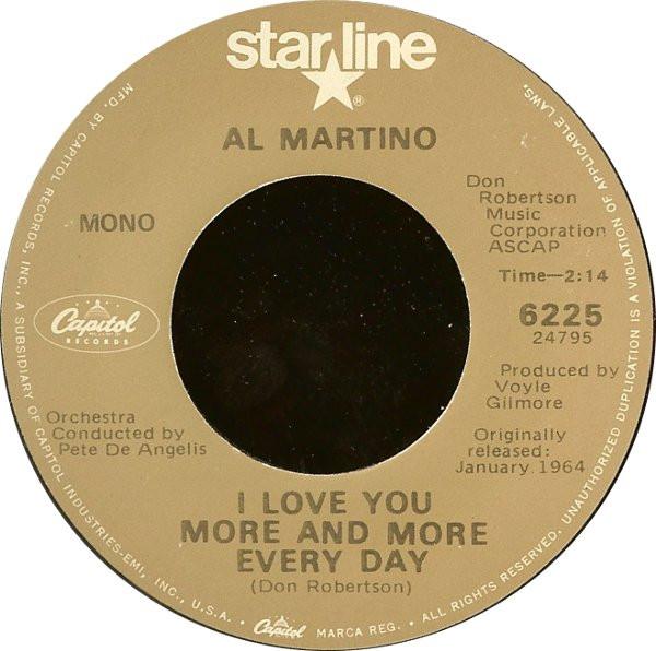 Al Martino - I Love You More And More Every Day / Daddy's Little Girl