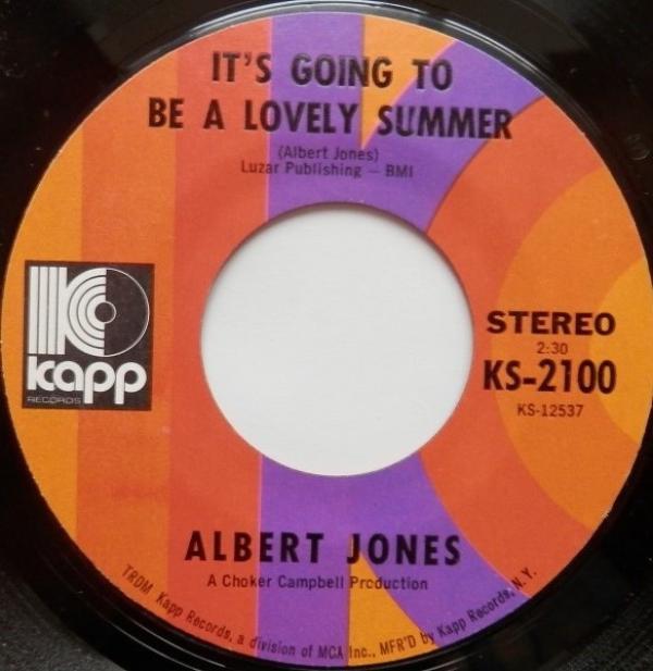 Albert Jones (3) - It's Going To Be A Lovely Summer