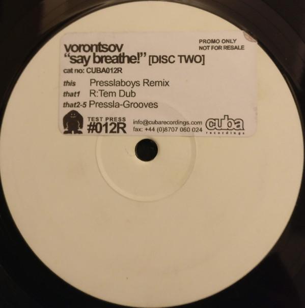 Anatoly Vorontsov - Say Breathe! Disc Two