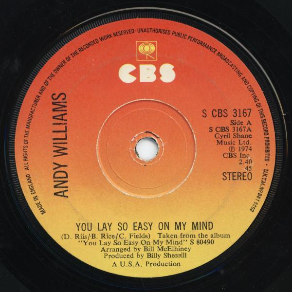 Andy Williams - You Lay So Easy On My Mind