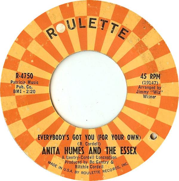 Anita Humes, The Essex - Everybody's Got You (For Their Own)