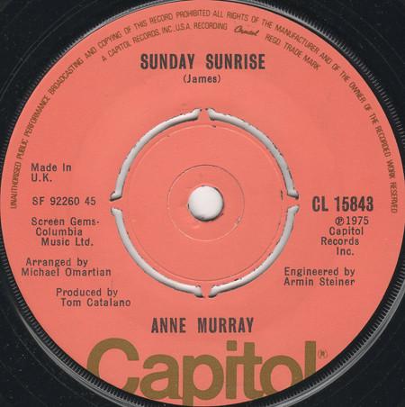 Anne Murray - Sunday Sunrise / Out On The Road Again