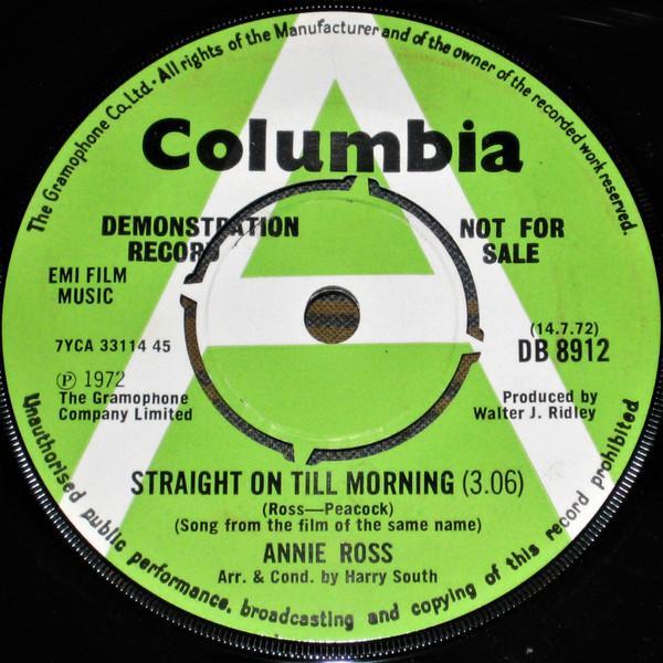 Annie Ross - Straight On Till Morning