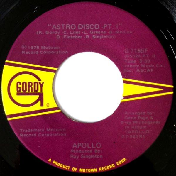 Apollo (2) - Astro Disco Pt.1 / Astro Disco Pt.2