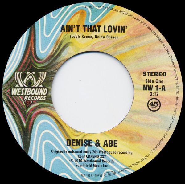 Arthur Alexander, Denise & Abe - Ain't That Lovin' / You Better Listen To Me