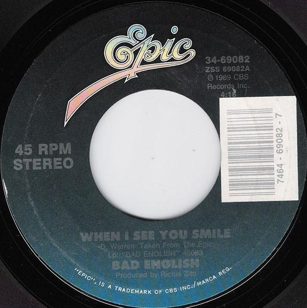 Bad English - When I See You Smile