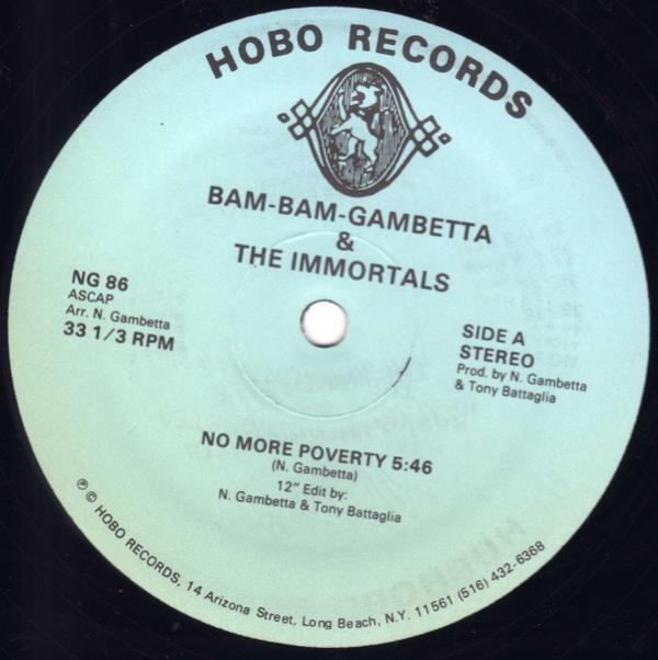Bam-Bam-Gambetta, The Immortals  - No More Poverty