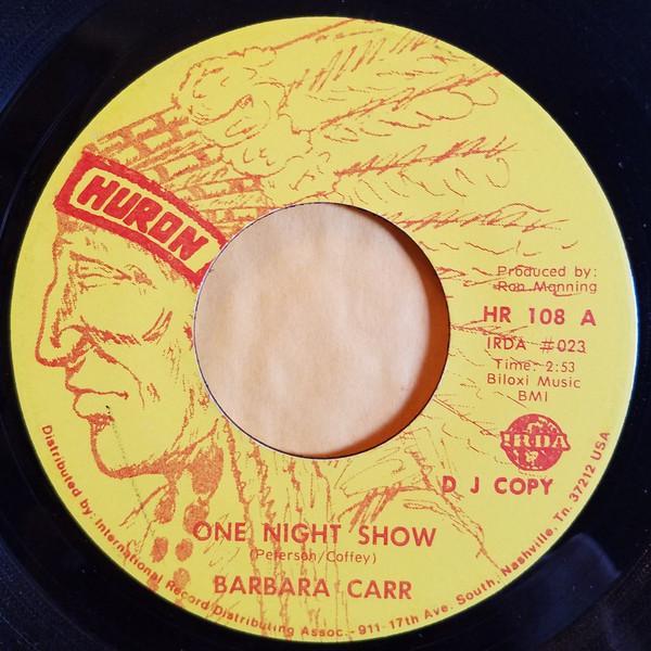 Barbara Carr  - One Night Show
