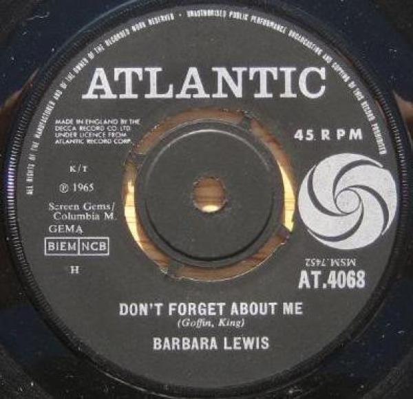 Barbara Lewis - Don't Forget About Me