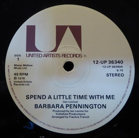 Barbara Pennington - Spend A Little Time With Me