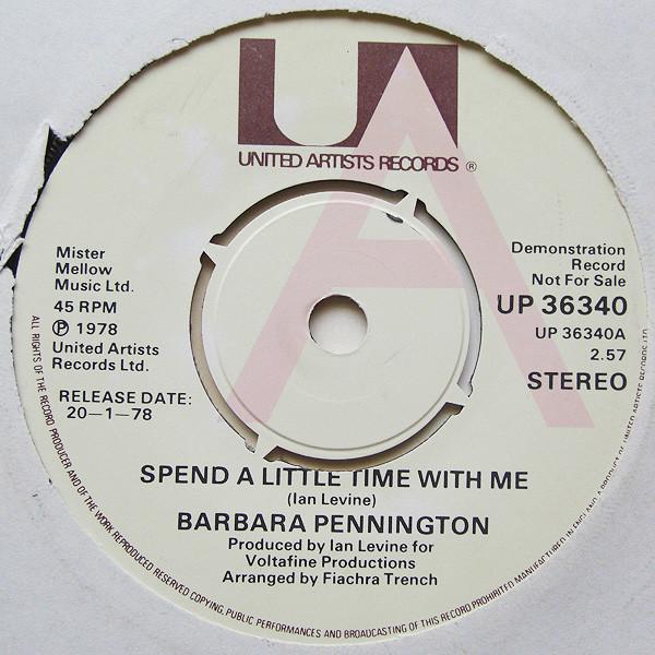 Barbara Pennington - Spend A Little Time With Me