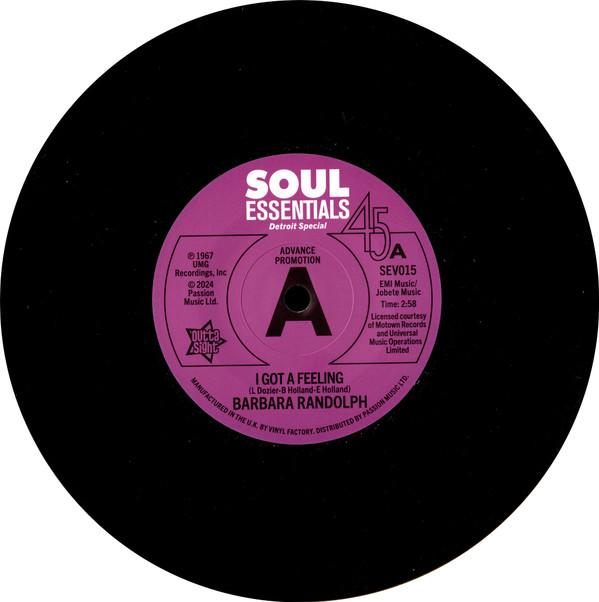 Barbara Randolph - I Got A Feeling / My Love Is Your Love (Forever)