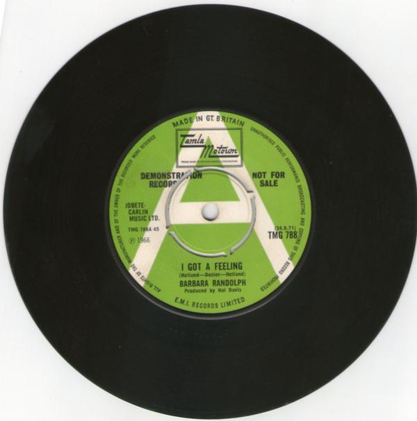 Barbara Randolph - I Got A Feeling / You Got Me Hurtin' All Over