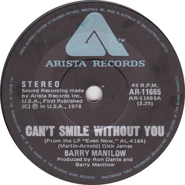 Barry Manilow - Can't Smile Without You / Sunrise