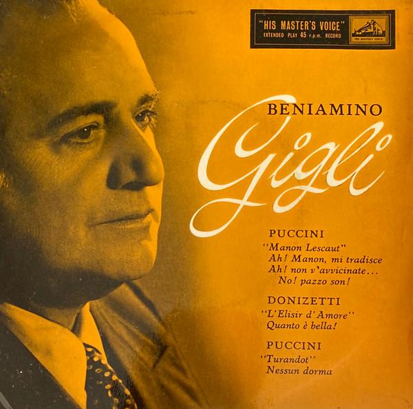 Beniamino Gigli - Operatic Arias Sung By Beniamino Gigli