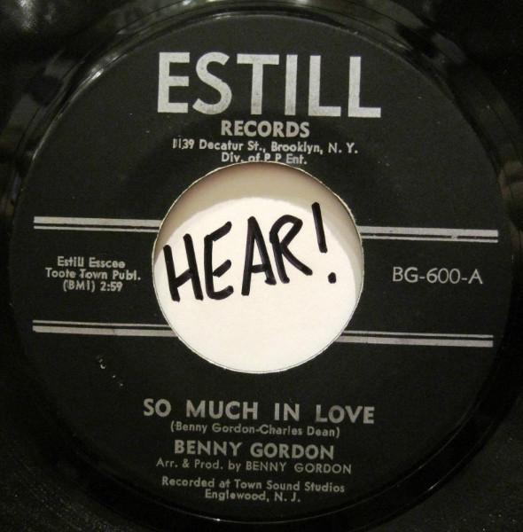 Benny Gordon - So Much In Love