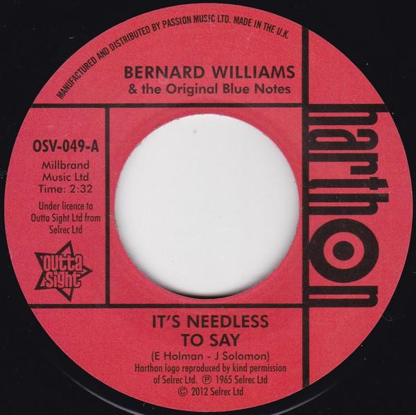Bernie Williams, The Original Blue Notes - It's Needless To Say / Focused On You