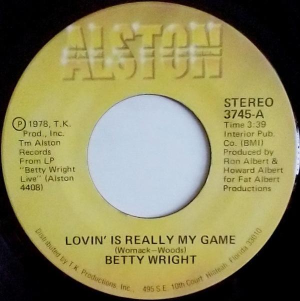 Betty Wright - Lovin' Is Really My Game