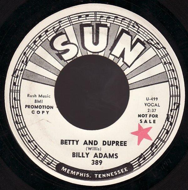 Billy Adams  - Betty And Dupree