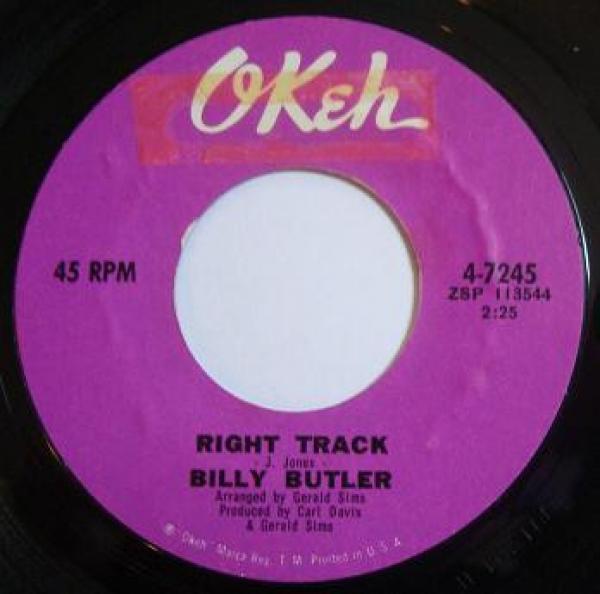 Billy Butler - Right Track / Boston Monkey