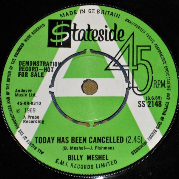 Billy Meshel - Today Has Been Cancelled