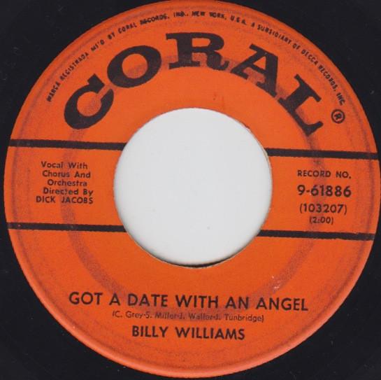 Billy Williams (5) - Got A Date With An Angel