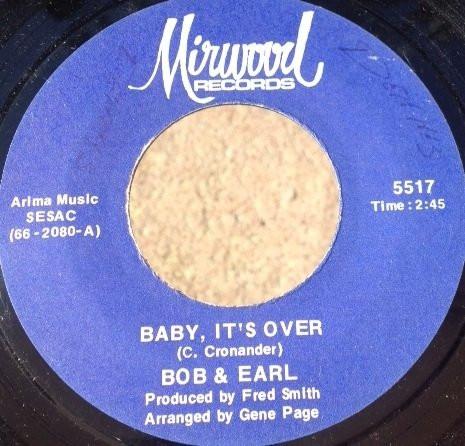 Bob & Earl - Baby, It's Over / Dancin' Everywhere