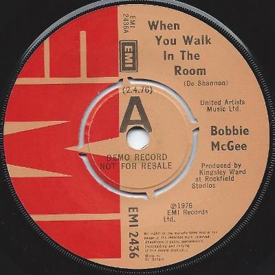 Bobbie McGee - When You Walk In The Room