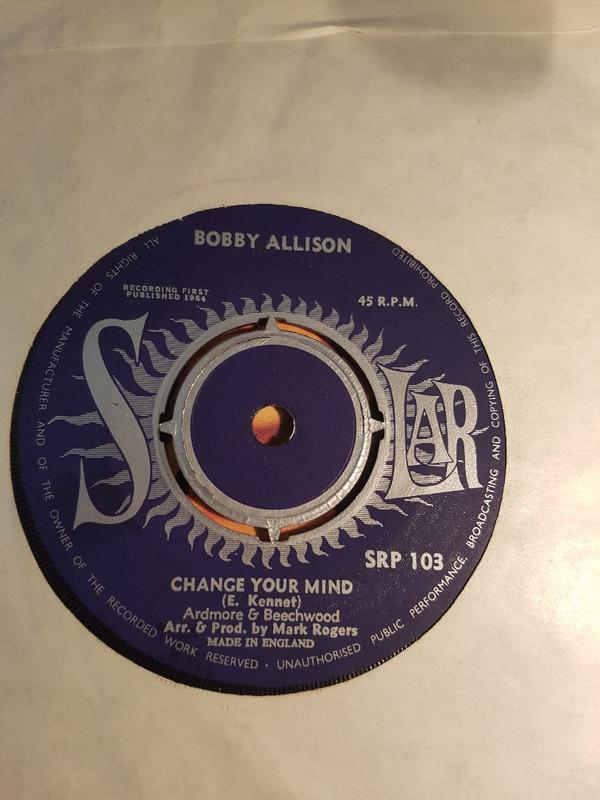Bobby Allison - Change Your Mind