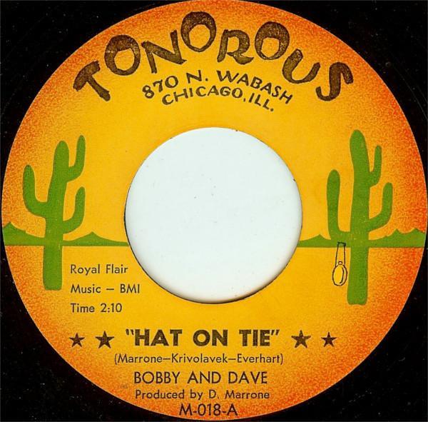 Bobby And Dave, Bobby Williams (25) - Hat On Tie / My Baby Cries