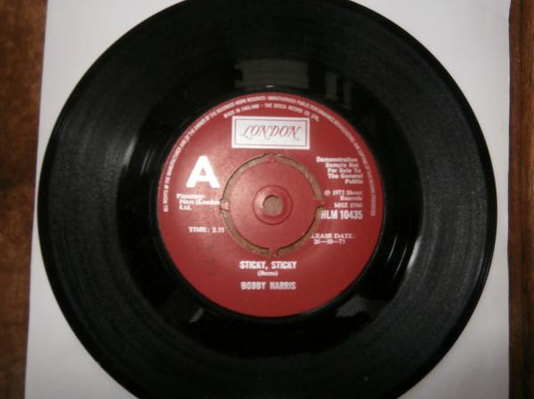 Bobby Harris (3) - Sticky Sticky / Mr. Success