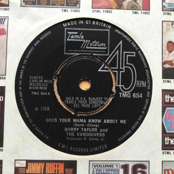 Bobby Taylor & The Vancouvers - Does Your Mama Know About Me
