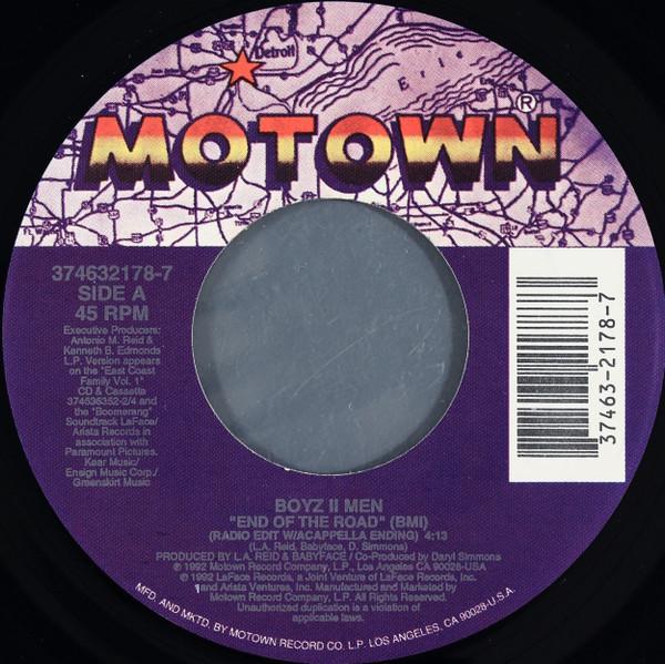 Boyz II Men, East Coast Family - End Of The Road / 1 - 4 - All - 4 - 1