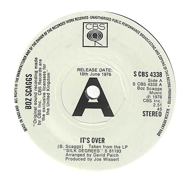 Boz Scaggs - It's Over
