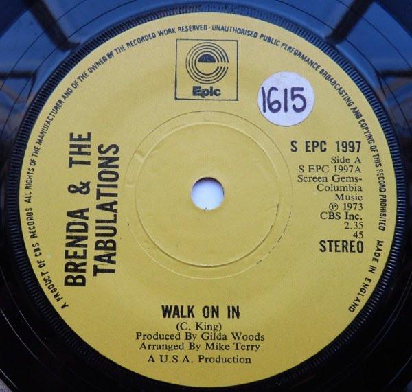 Brenda & The Tabulations - Walk On In / I'm In Love