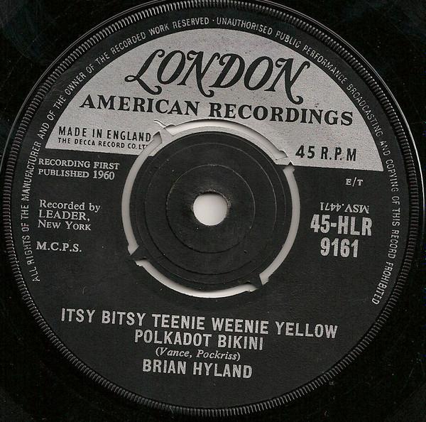 Brian Hyland - Itsy Bitsy Teenie Weenie Yellow Polkadot Bikini