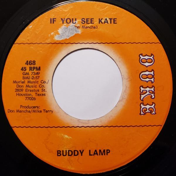 Buddy Lamp - If You See Kate