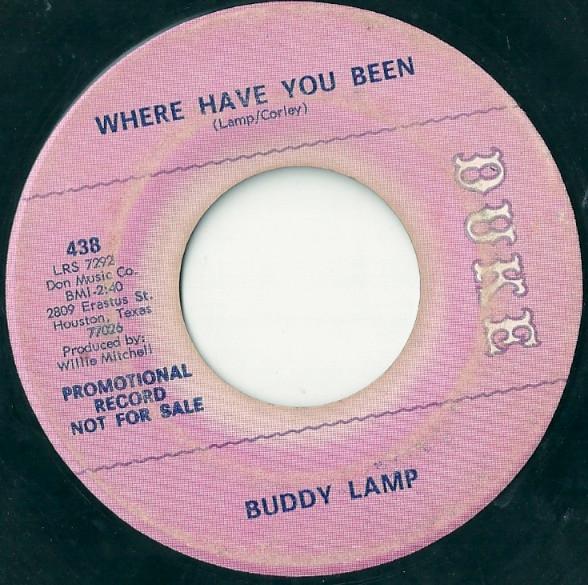 Buddy Lamp - Where Have You Been / I'm Coming Home