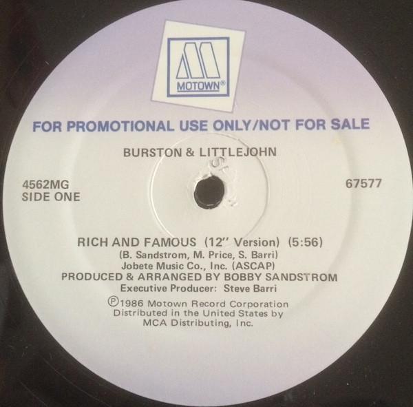 Burston & Littlejohn - Rich And Famous
