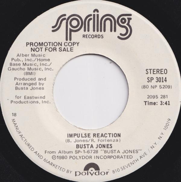 Busta Jones - Impulse Reaction