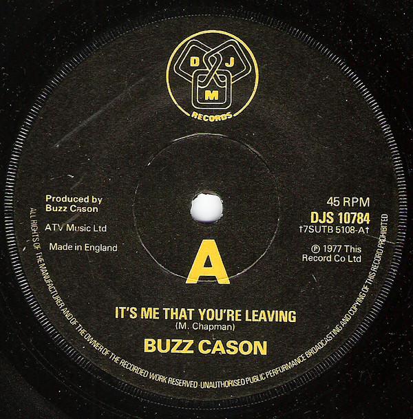 Buzz Cason - It's Me That You're Leaving
