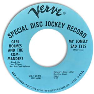 Carl Holmes & The Commanders - Telegram / My Lonely Sad Eyes