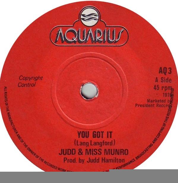 Caroline Munro, Judd Hamilton - You Got It / Where Does Love Begin