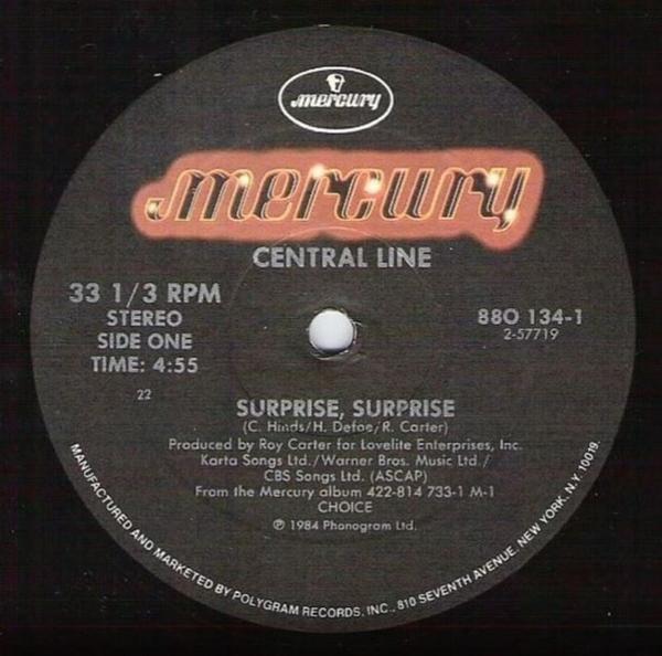 Central Line - Surprise, Surprise