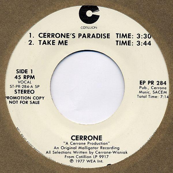 Cerrone - Cerrone's Paradise Sampler