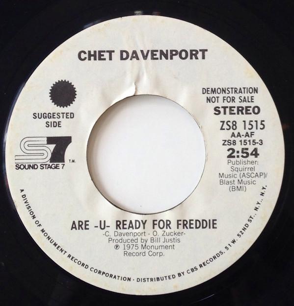 Chet Davenport - Are -U- Ready For Freddie